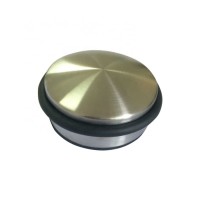 High quality stainless iron 430 door stopper with rubber