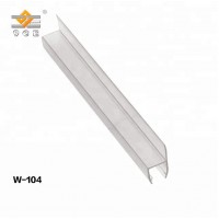 Frameless Shower Accessories H type PVC Glass Door Seal Strip